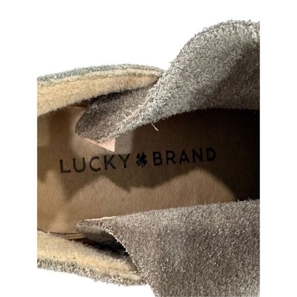 Lucky Brand Suede Ankle Booties - Picture 5 of 7
